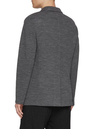 Back View - Click To Enlarge - BARENA - Notch Lapel Single Breasted Blazer