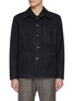 Main View - Click To Enlarge - BARENA - Dark Wash Denim Overshirt Jacket