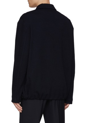 Back View - Click To Enlarge - BARENA - Button Up Blouson Jacket