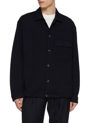 Main View - Click To Enlarge - BARENA - Button Up Blouson Jacket