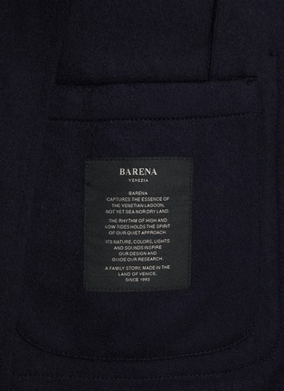  - BARENA - Single Breasted Cashmere Blazer