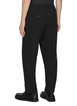 Back View - Click To Enlarge - BARENA - Ameo Seeersucker Herringbone Pants