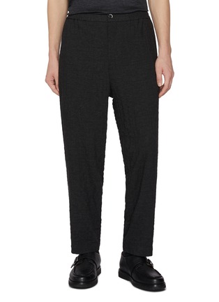 Main View - Click To Enlarge - BARENA - Ameo Seeersucker Herringbone Pants