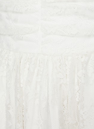  - ATELIER EDITION - Shirred Lace Midi Skirt
