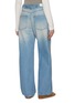 Back View - Click To Enlarge - ATELIER EDITION - Cinch Back Light Wash Jeans
