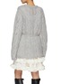 Back View - Click To Enlarge - ATELIER EDITION - Scotch Tie Waist Knit Sweater