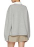 Back View - Click To Enlarge - ATELIER EDITION - Constrast Collar Sweatshirt