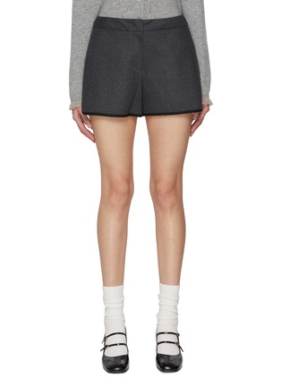 Main View - Click To Enlarge - ATELIER EDITION - Binding Wool Blend Shorts