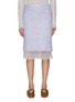 Main View - Click To Enlarge - ATELIER EDITION - Shimmering Layered Midi Skirt