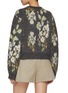 Back View - Click To Enlarge - ATELIER EDITION - Flower Motif Knit Cardigan