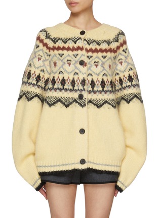 Main View - Click To Enlarge - ATELIER EDITION - Nordic Knit Cardigan