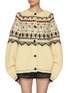 Main View - Click To Enlarge - ATELIER EDITION - Nordic Knit Cardigan