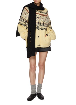 Figure View - Click To Enlarge - ATELIER EDITION - Nordic Knit Cardigan