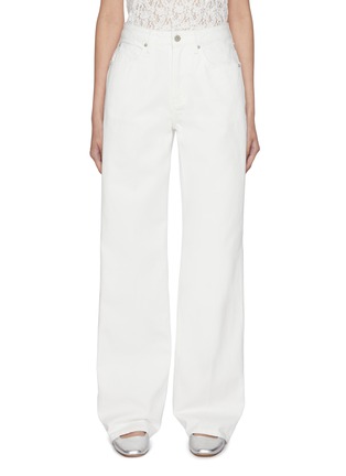 Main View - Click To Enlarge - ATELIER EDITION - Straight Leg Light Wash Jeans