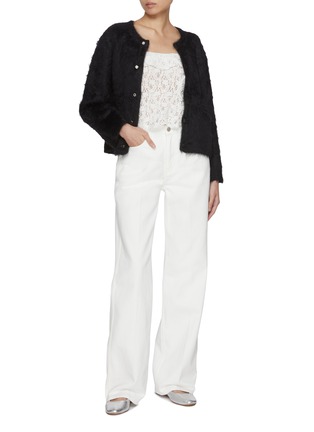 Figure View - Click To Enlarge - ATELIER EDITION - Straight Leg Light Wash Jeans