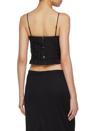 Back View - Click To Enlarge - ATELIER EDITION - Reversible Sheer Bustier Top