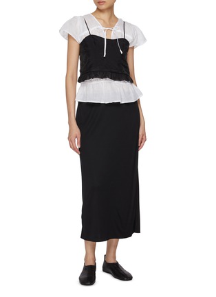 Figure View - Click To Enlarge - ATELIER EDITION - Reversible Sheer Bustier Top