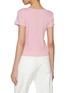 Back View - Click To Enlarge - ATELIER EDITION - Ribbed Darts Cotton Jersey T-Shirt