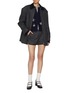 Figure View - Click To Enlarge - ATELIER EDITION - Flower Beaded Wool Blend Cardigan