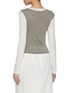 Back View - Click To Enlarge - ATELIER EDITION - Layered T-shirt