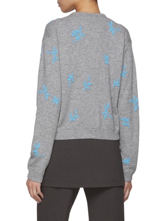 Back View - Click To Enlarge - ATELIER EDITION - Flower Beaded Cardigan