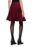 Back View - Click To Enlarge - ALAÏA - Flared Pleated Midi Skirt