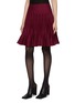Front View - Click To Enlarge - ALAÏA - Flared Pleated Midi Skirt