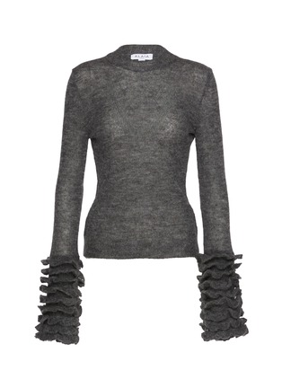 Main View - Click To Enlarge - ALAÏA - Frilled Cuff Knit Sweater