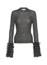 ALAÏA Frilled Cuff Knit Sweater