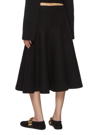 Back View - Click To Enlarge - ALAÏA - Cashmere Blend Knit A-Line Skirt