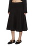 Front View - Click To Enlarge - ALAÏA - Cashmere Blend Knit A-Line Skirt