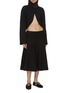 Figure View - Click To Enlarge - ALAÏA - Cashmere Blend Knit A-Line Skirt