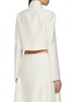 Back View - Click To Enlarge - ALAÏA - Open Front Cropped Silk Jacket