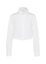 Main View - Click To Enlarge - ALAÏA - Victorian Trimmed Cotton Shirt