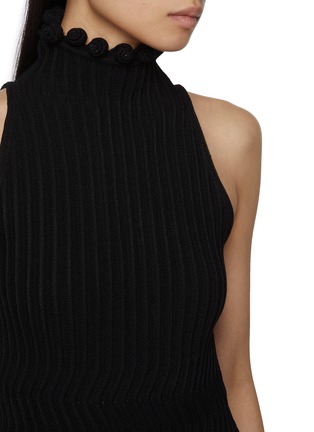  - ALAÏA - High Neck Flared Dress