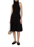 Figure View - Click To Enlarge - ALAÏA - High Neck Flared Dress