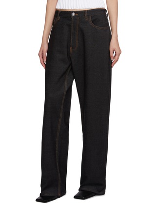 Front View - Click To Enlarge - ALAÏA - Low Rise Jeans