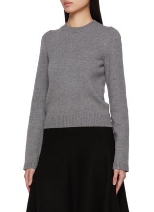 Front View - Click To Enlarge - ALAÏA - Crewneck Knit Sweater