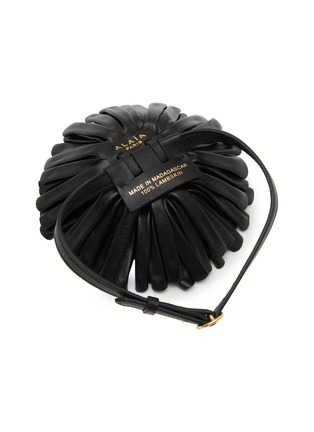 Detail View - Click To Enlarge - ALAÏA - Floral Leather Chocker