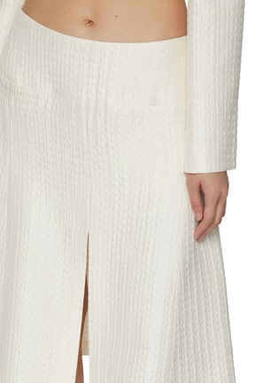  - ALAÏA - Front Slit Silk Skirt
