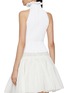 Back View - Click To Enlarge - ALAÏA - Frilled Collar Halter Neck Top