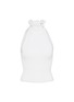 Main View - Click To Enlarge - ALAÏA - Frilled Collar Halter Neck Top
