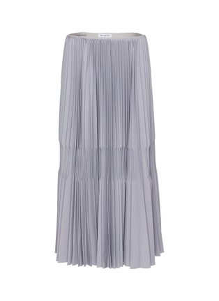 Main View - Click To Enlarge - ALAÏA - Pleated Wool Blend Skirt
