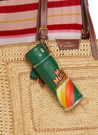 Front View - Click To Enlarge - ANYA HINDMARCH - Mr Muscle Leather Coin Purse