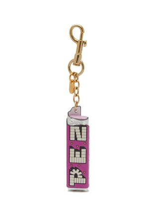 Main View - Click To Enlarge - ANYA HINDMARCH - Raspberry Pez Leather Bag Charm