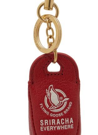 Detail View - Click To Enlarge - ANYA HINDMARCH - Flying Goose Sriracha Leather Bag Charm
