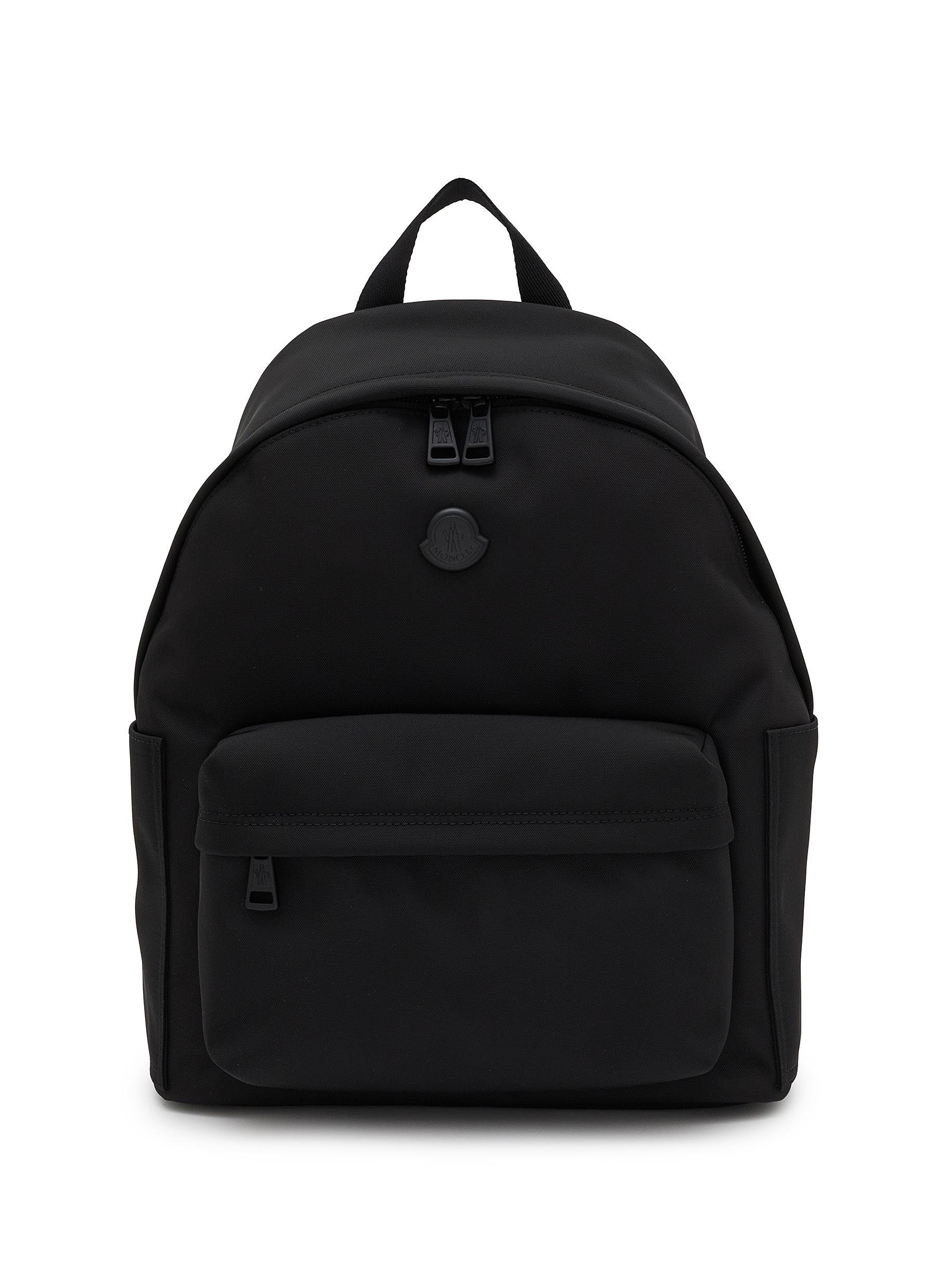 MONCLER BAGS | New Pierrick Leather Trim Backpack | Men | Lane