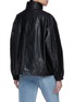 Back View - Click To Enlarge - DUNST - Vegan Leather Windbreaker Jacket