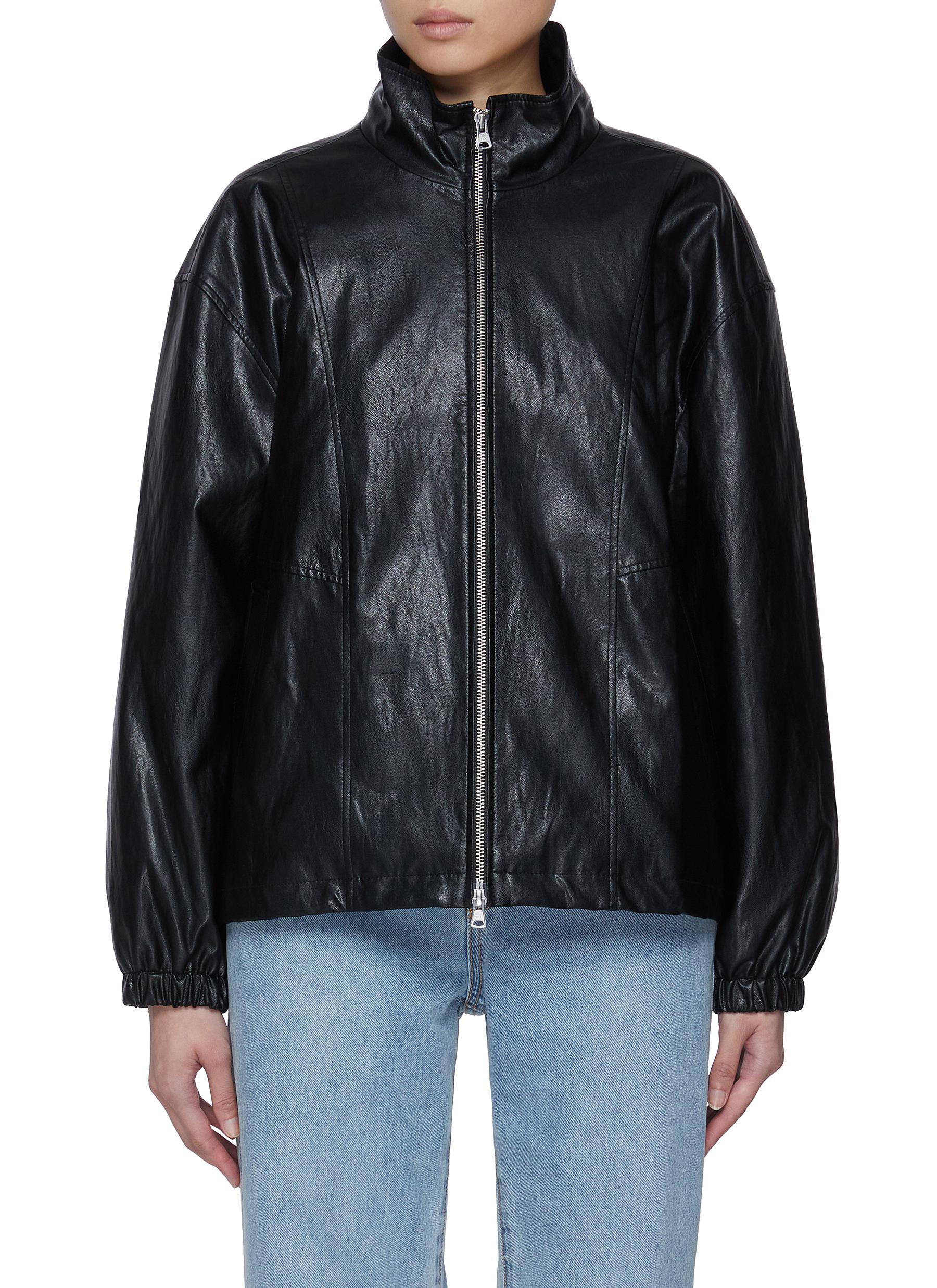 DUNST | Vegan Leather Windbreaker Jacket | Women | Lane Crawford