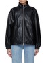 Main View - Click To Enlarge - DUNST - Vegan Leather Windbreaker Jacket